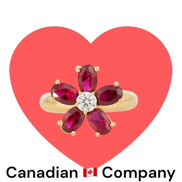 🇨🇦🆕5th Avenue Women’s Floral Ring - Picture 9 of 16